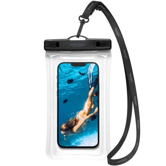 Case SPIGEN A610 Universal AMP04530 Waterproof Float Case - Crystal Clear