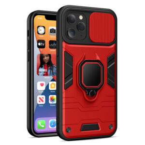 Ring Lens Case for Iphone 14 Pro Red