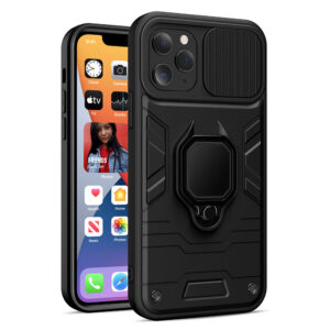 Ring Lens Case for Iphone 14 Plus Black