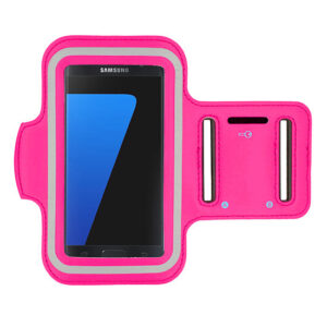 Armband SLIM Type 1 Case for Iphone 15 Pro Max/16 Pro Max/Samsung A15/A16/A25/A34/A55/M35/S20 FE/S24 FE/S24 Plus/S24 Ultra (6,0 Inches) PINK
