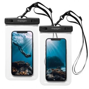 Case SPIGEN A601 Universal AMP03098 Waterproof Case (2-Pack) - Crystal Clear