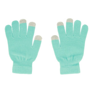 Gloves for touch screens design 1 LIGHT BLUE