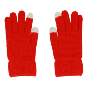 Gloves for touch screens design 2 RED