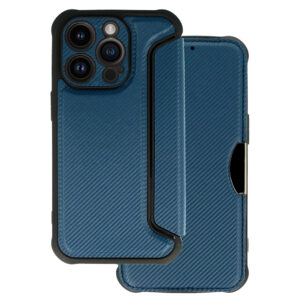 Razor Carbon Book Case for Iphone 14 Pro Max navy