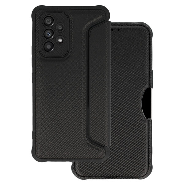 Razor Carbon Book Case for Samsung Galaxy A52/A52S black