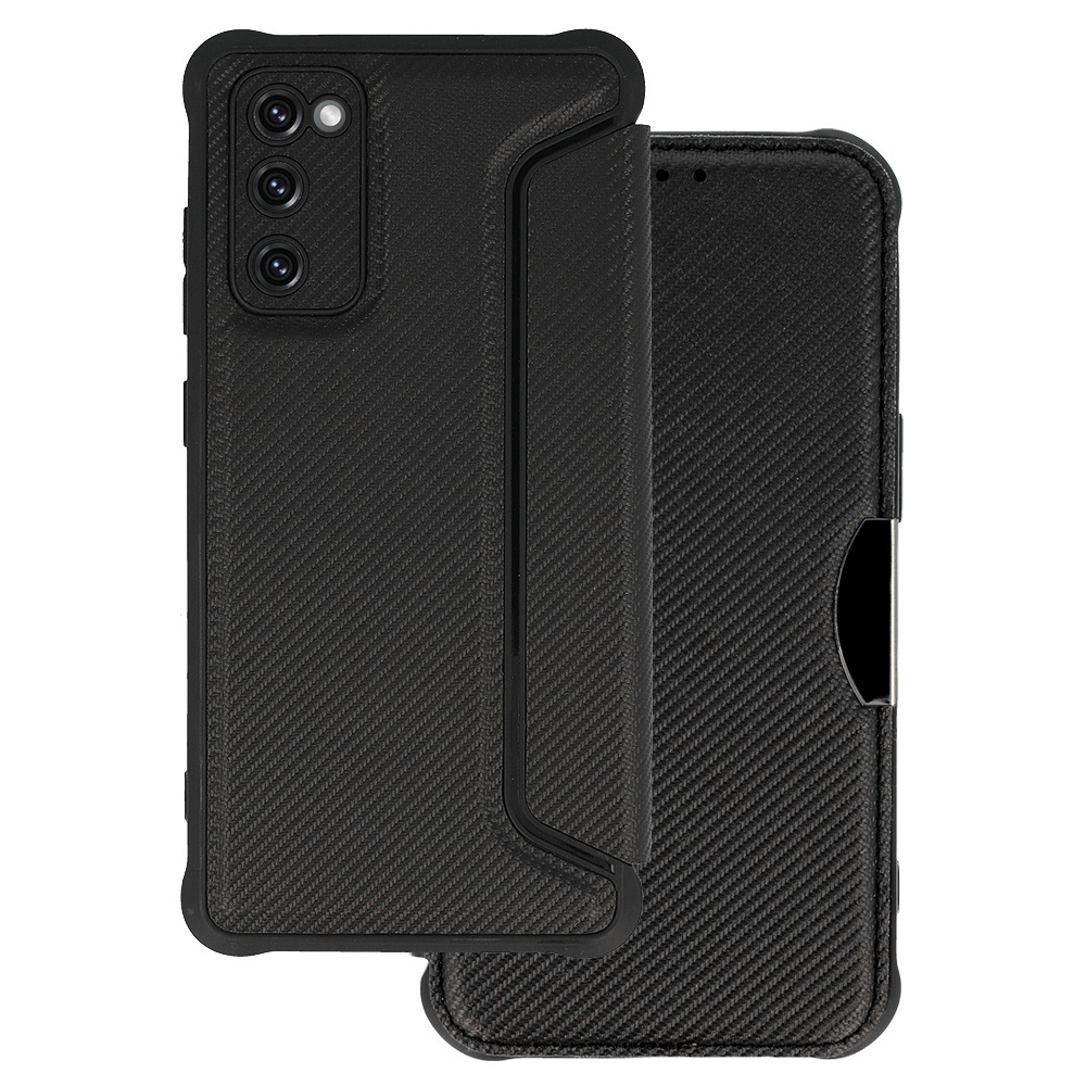 Razor Carbon Book Case for Samsung Galaxy S20 FE/Lite black