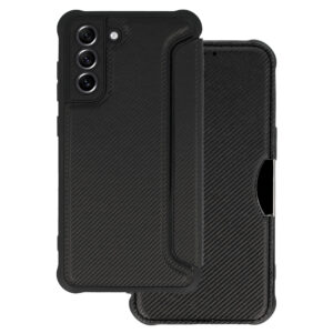 Razor Carbon Book Case for Samsung Galaxy S22 black