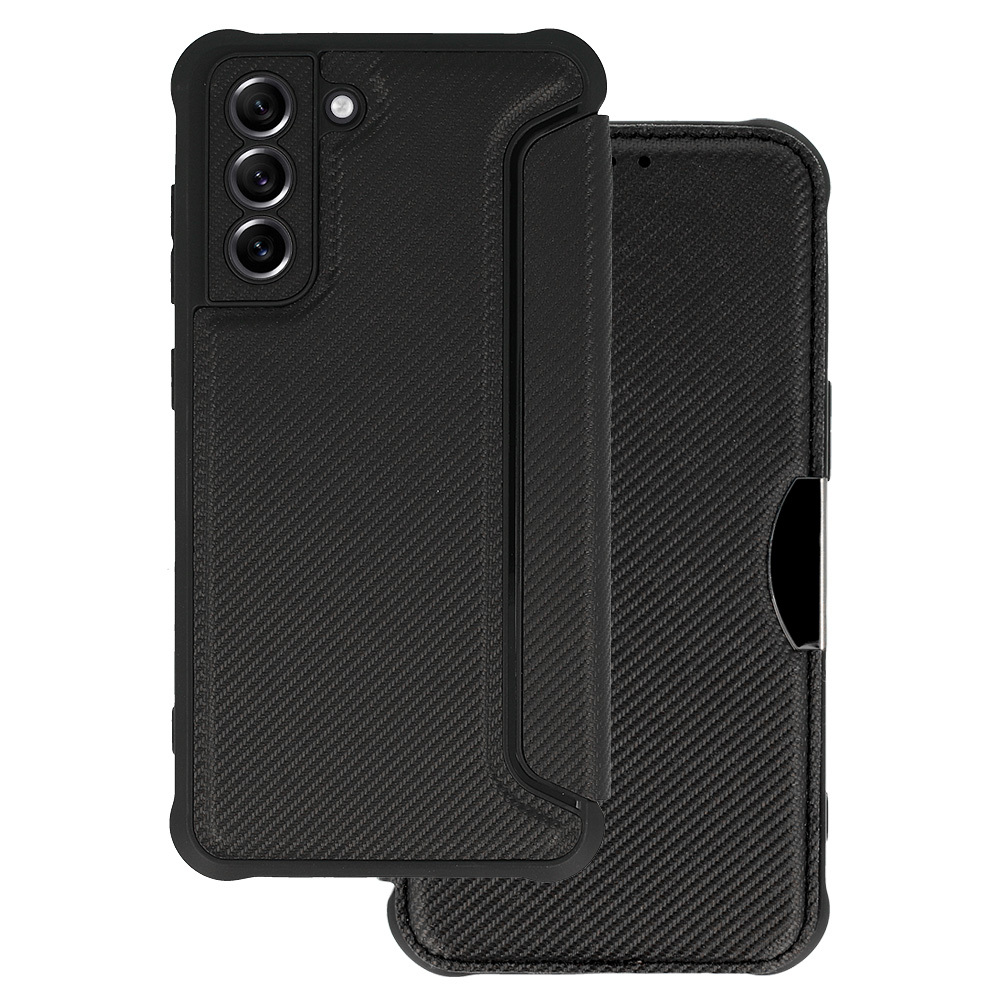 Razor Carbon Book Case for Samsung Galaxy S22 black
