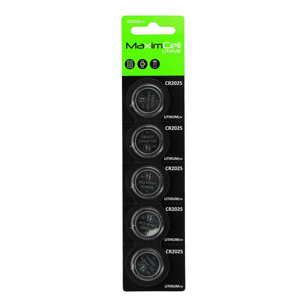 MaximCell Lithium batteries CR2025 - 5pcs