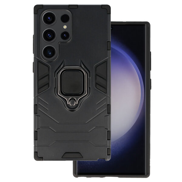 Ring Armor Case for Samsung Galaxy S23 Ultra Black