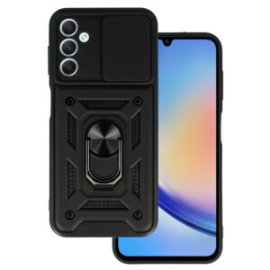 Slide Camera Armor Case for Samsung Galaxy A14 4G/5G Black