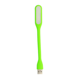 Mini LED Lamp Silicone USB Green