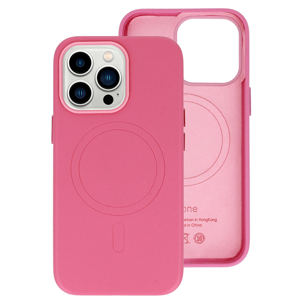 MagSafe Leather Case Iphone 13 Pink