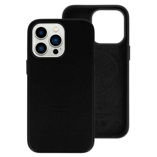 MagSafe Leather Case Iphone 13 Pro Black