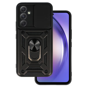 Slide Camera Armor Case for Samsung Galaxy A54 5G Black
