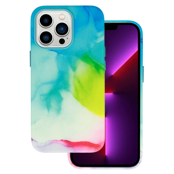 Leather Ink Case for Iphone 12 design 2