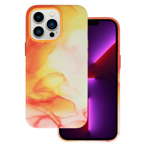 Leather Ink Case for Iphone 12 design 3