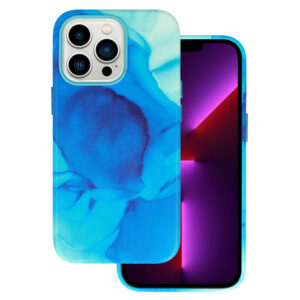 Leather Ink Case for Iphone 12 design 4