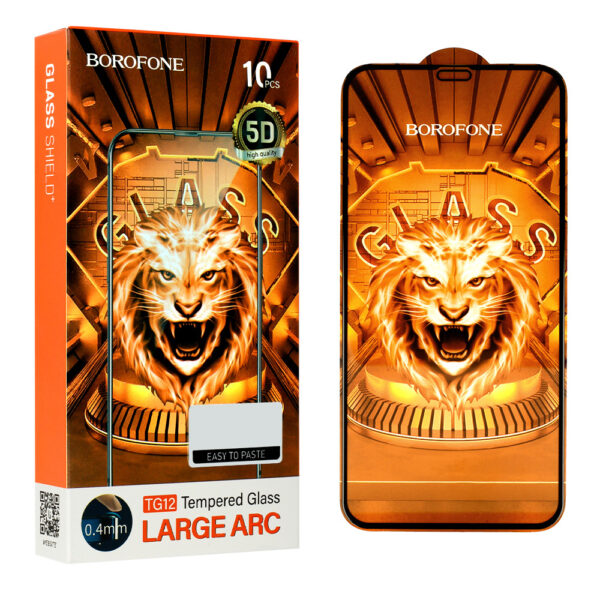Borofone Tempered glass TG12 Full Screen 5D for Iphone 12 Pro Max - 10 pieces