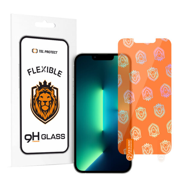 Tel Protect Best Flexible Hybrid Tempered Glass for IPHONE 13 PRO MAX/14 PLUS