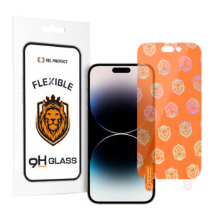 Tel Protect Best Flexible Hybrid Tempered Glass for IPHONE 14 PRO MAX