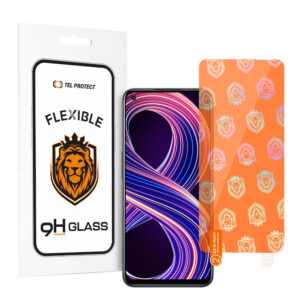Tel Protect Best Flexible Hybrid Tempered Glass for REALME 8 5G
