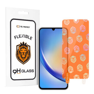Tel Protect Best Flexible Hybrid Tempered Glass for SAMSUNG GALAXY A34 5G