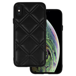 Leather 3D Case for Iphone X/XS design 3 black