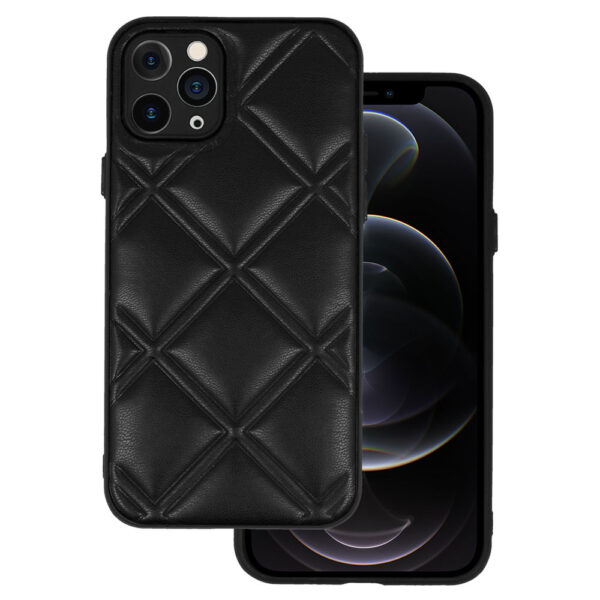 Leather 3D Case for Iphone 11 Pro design 3 black