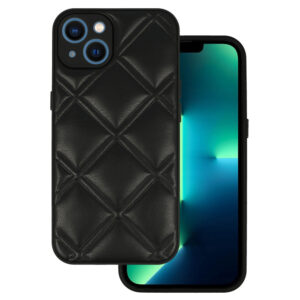 Leather 3D Case for Iphone 13 design 3 black