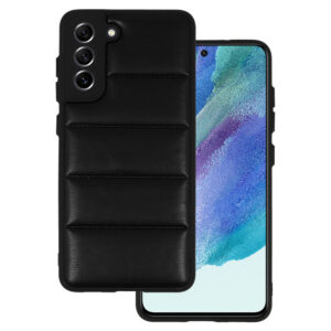 Leather 3D Case for Samsung Galaxy S21 FE design 2 black
