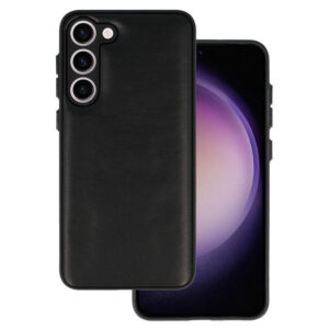 Leather 3D Case for Samsung Galaxy S23 Plus design 1 black