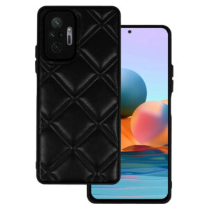 Leather 3D Case for Xiaomi Redmi Note 10 Pro/Note 10 Pro Max design 3 black