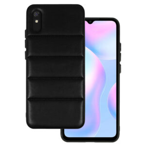 Leather 3D Case for Xiaomi Redmi 9A design 2 black