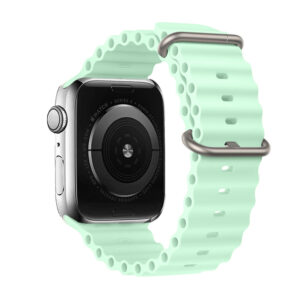 Silicone loop for Apple Watch 42/44/45/49 design 1 mint