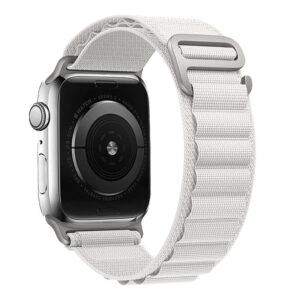 Nylon loop for Apple Watch 42/44/45/49 design 2 white