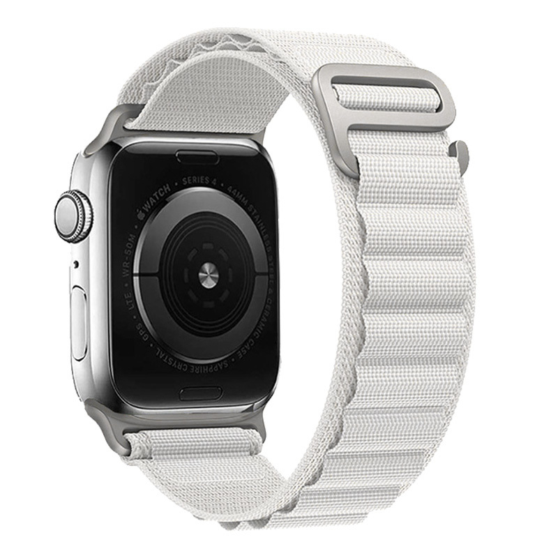 Nylon loop for Apple Watch 42/44/45/49 design 2 white
