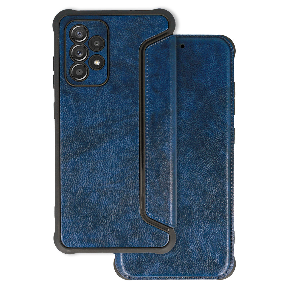 Razor Leather Book Case for Samsung Galaxy A53 5G navy