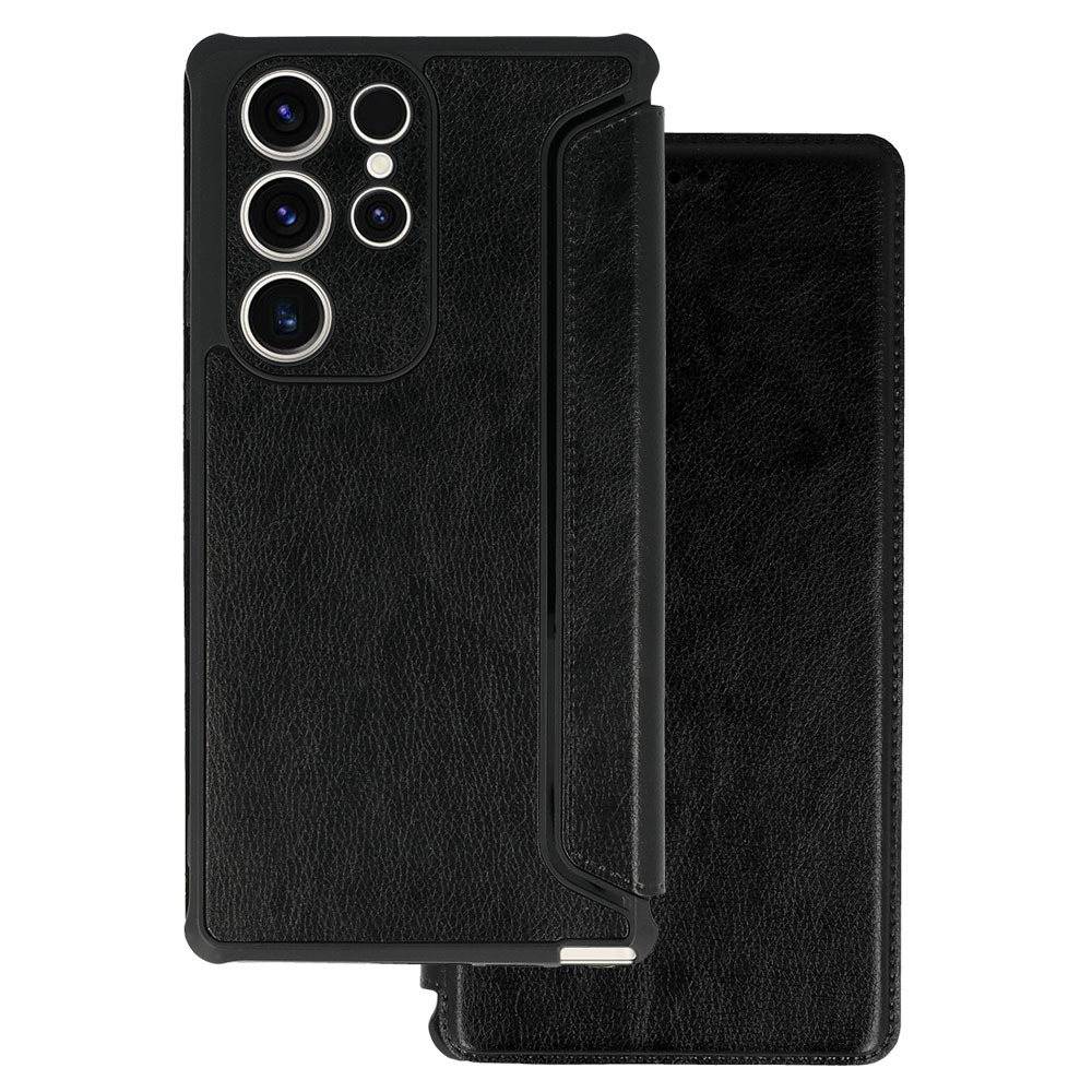 Razor Leather Book Case for Samsung Galaxy S23 Plus black