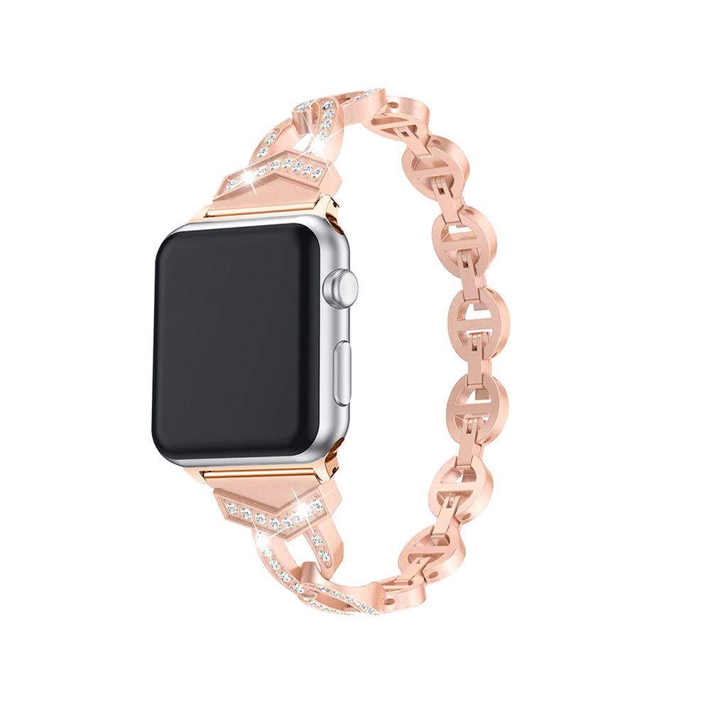 Bracelet loop for Apple Watch 42/44/45 design 3 rose gold