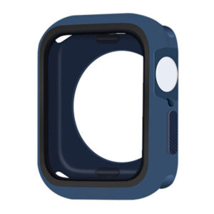 Case for Apple Watch 45mm Silicone navy-black