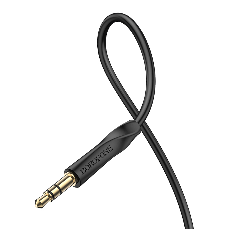 Borofone Cable AUX BL16 - jack 3,5mm to jack 3,5mm - 1 metr black