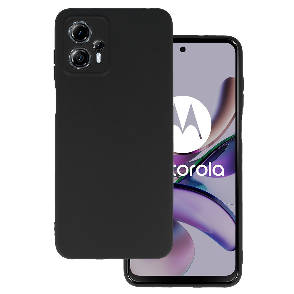 Back Case MATT for MOTOROLA MOTO G13/G23 Black
