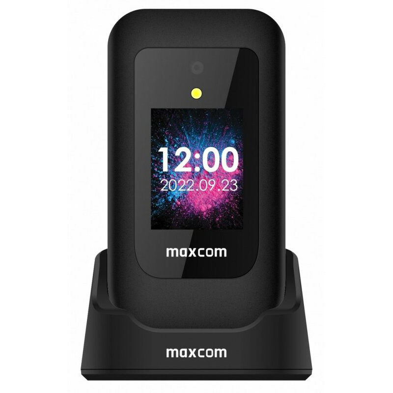 Mobile Phone - MAXCOM MM 827 4G BLACK + wall charger