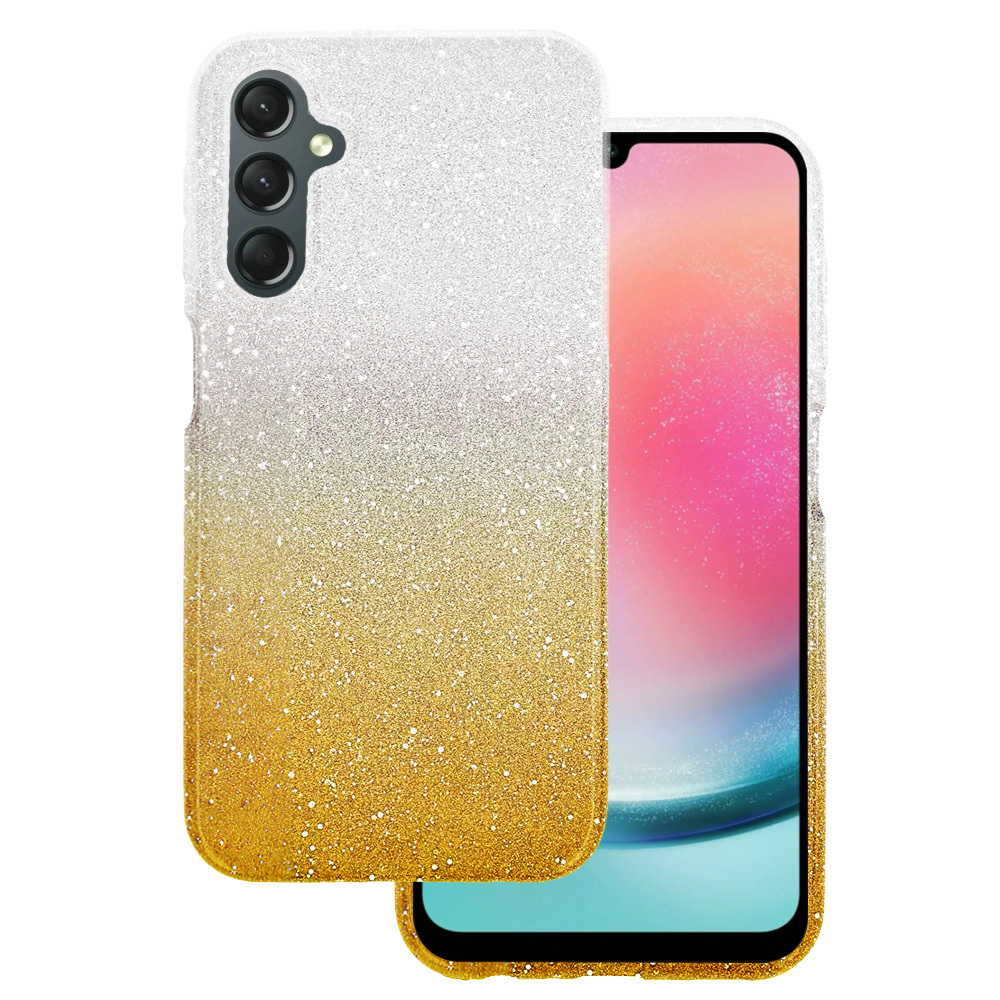 Back Case BLING for SAMSUNG GALAXY A24 4G Gold