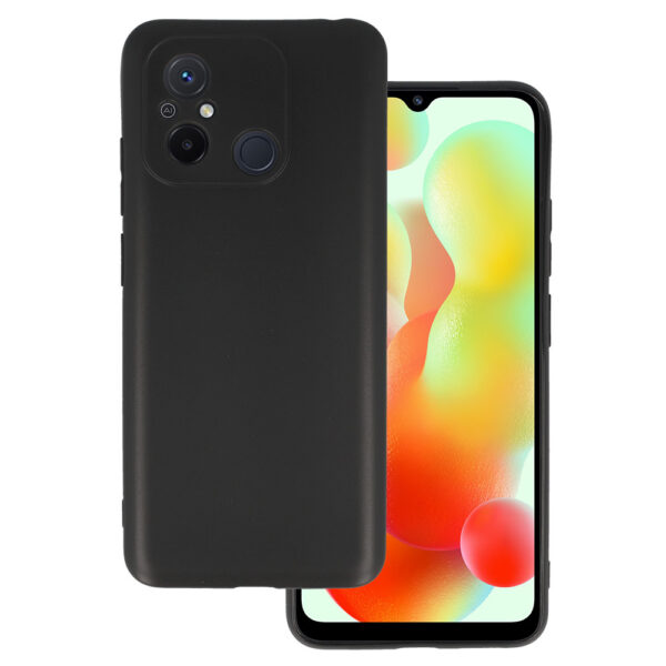 Back Case MATT for XIAOMI REDMI 12C/11A Black