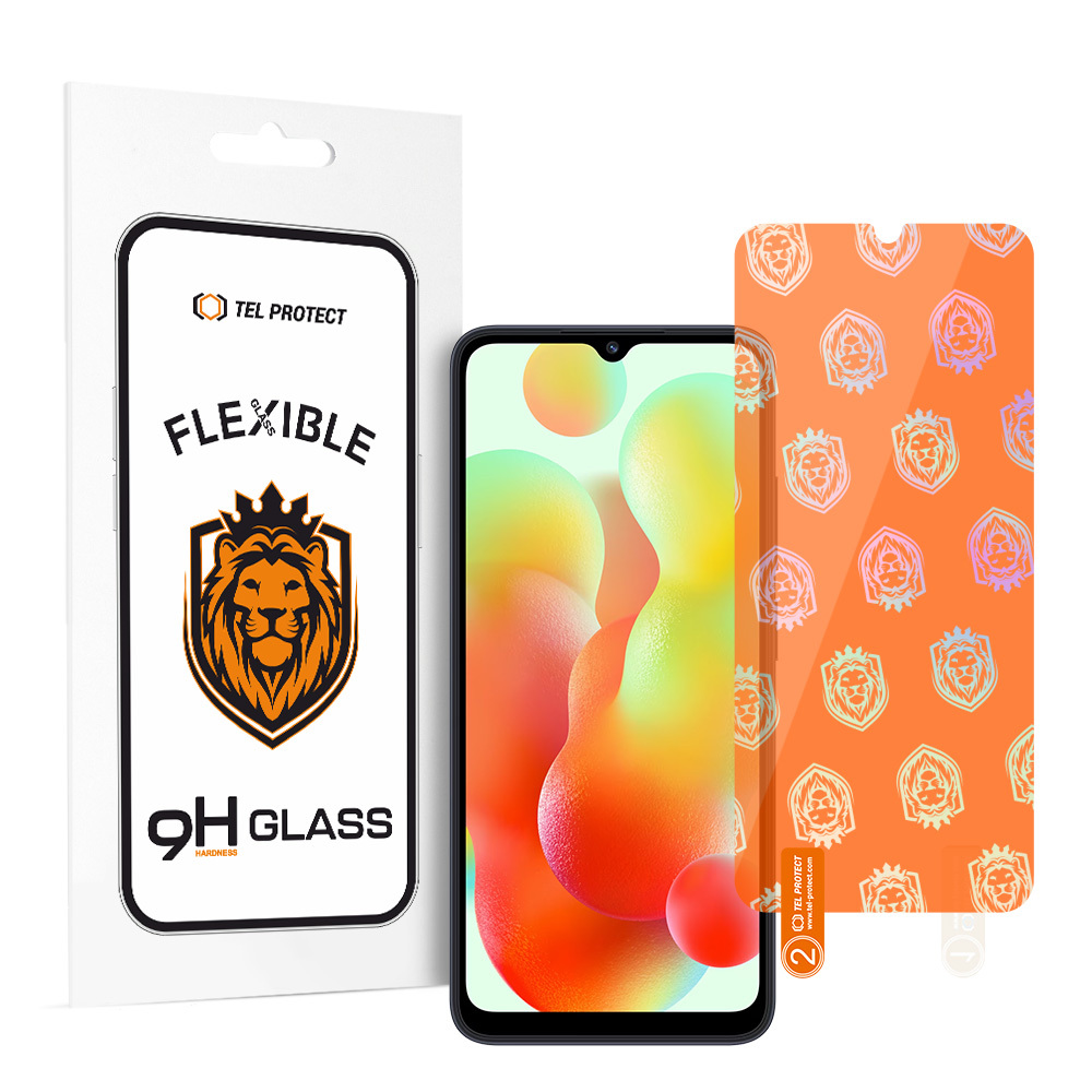 Tel Protect Best Flexible Hybrid Tempered Glass for XIAOMI REDMI 10C/12C