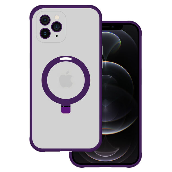 Tel Protect Magical Magsafe Stand Case for Iphone 11 Pro purple