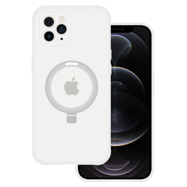 Tel Protect Magical Magsafe Stand Case for Iphone 11 Pro Max silver