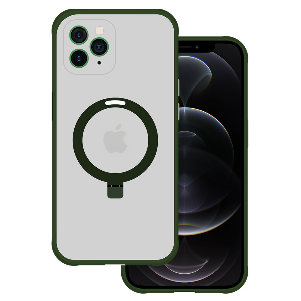Tel Protect Magical Magsafe Stand Case for Iphone 11 Pro Max green